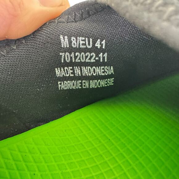 Oofos Black Mesh Low Lightweight Recovery Pull On Sneakers Men's Size 8 - Picture 7 of 8